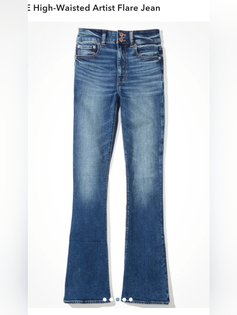 American Eagle Outfitters Tall, High-Rise Artist Flare Jeans